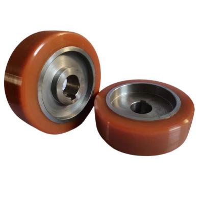 China Factory Price Customized Polyurethane Polyurethane Wheel Sturdy Solid For Construction Works Revolving Door for sale