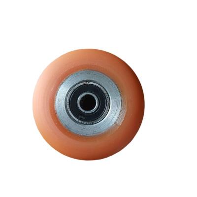 China Customized High Quality PU Polyurethane Wheel Polyurethane Coated Rubber Wheel Heavy Duty Polyurethane Wheels for sale