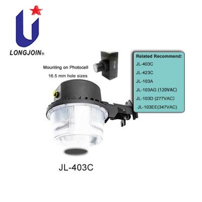 China Built in mounting 120-277VAC Mini Button Photocontrol Street Light fixtures for sale