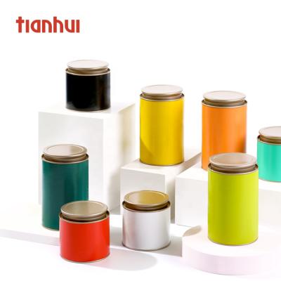 China Biodegradable Composite Paper Tube Cardboard Food Grade Container Airtight Canister for sale