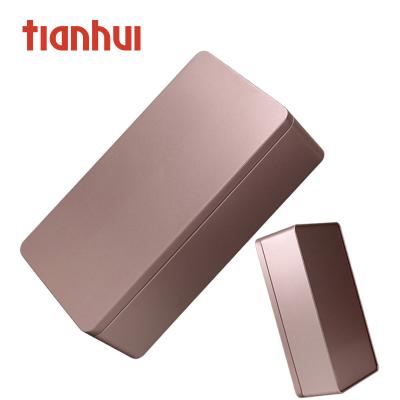 China Biodegradable Rectangle Metal Tin Wedding Candy Box With Custom Logo for sale