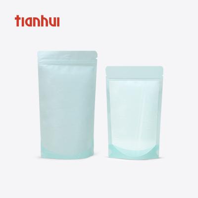 China Moisture Proof Clear Window Zipper Cloud Dragon Dragon Top Paper Bag / Stand Up Pouch Bag for Tea, Dried Fruit, Food for sale