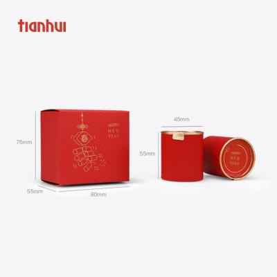 China Free sample loose leaf tea containers kitchen food box small green box food grade for sale