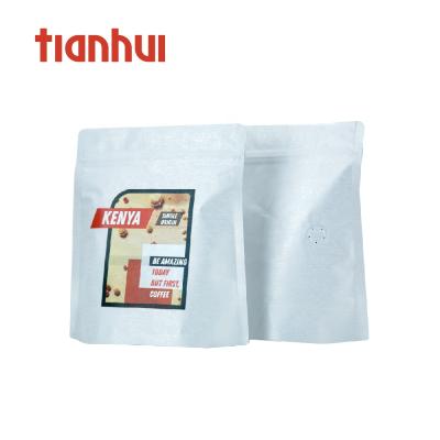 China Food Moisture Proof Paper Bag Stand Up Pouch Bag Cotton Tea Coffee Pouch With Zipper for sale