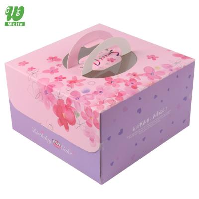 China Manufacturer Recyclable Custom Cake Food Packaging Boxes for sale