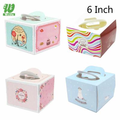 China Wholesale Recyclable Custom Printed Mini Muffin Cupcake Boxes Kraft Paper Window Pastry Cake Packaging Boxes In Pop Up Style for sale