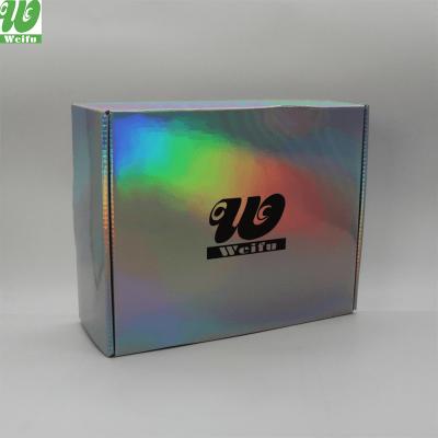 China Wholesale Cheap Customizable Subscription Recyclable Shopping Thick Round Holographic Custom Hexagon Pack White Gift Box From China for sale