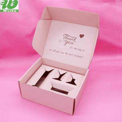 China Recyclable Wholesale Custom Printed Unique Corrugated Shipping Mailer Box for sale