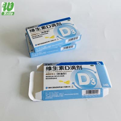 China Recyclable Custom Small Product Packaging Box , Drugs Box Packaging for sale