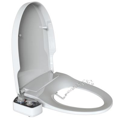 China hot & Cold Water Bidet Non Electric Toilet Seat With Back And Women Wash Self Cleaning for sale