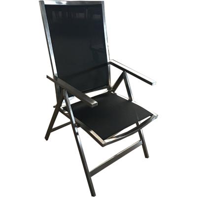 China Wholesale Modern Furniture Design Waterproof Quality Stainless Steel Premium Folding Chair for sale