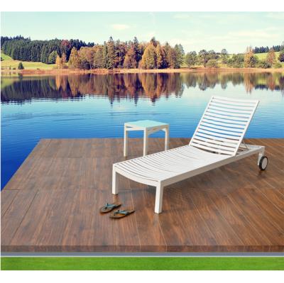 China Modern Customizable Furniture Portable Beach Sun Loungers Aluminum Lounger for sale