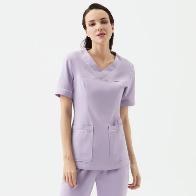 China Scrub Suit Uniform Cheap Customize Stretch Spandex Long Pants Nurses Hospital Uniforms Nursing Scrub Suit Uniforms Jogger Women Scrub Sets Uniform for sale