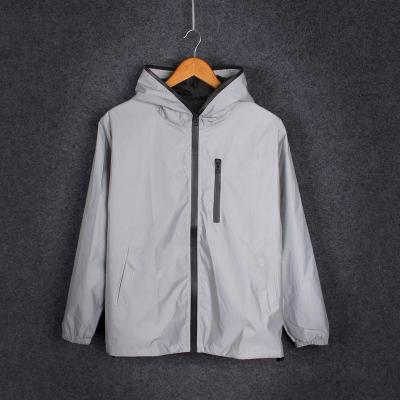 China 2022 Wholesale QUICK DRY Zippers Long Jacket Custom Men Autumn Reflective Coat Logo Mens Clothing Jacket Street Wear for sale