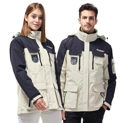 China Custom Made Unisex Winter Waterproof Motorcycle Anorak Casual Waterproof Outdoor Jackets Increasing Jackets Hooded Bomber Jackets for sale