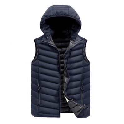 China China Factory Wholesale Anti-wrinkle Mens Winter Down Jacket Vests Cheap Mens Vests for sale