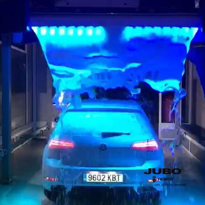 China Full automatic touchless 360 Touchless Jubo high pressure water car wash equipment with air dryer for car wash for sale