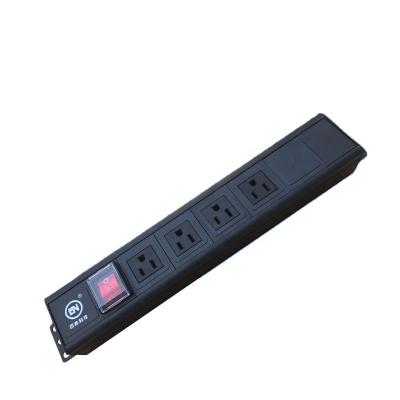 China Industrial 4way/customized 1.5U USA PDU rack vertical outlet switch control AC PDU for sale