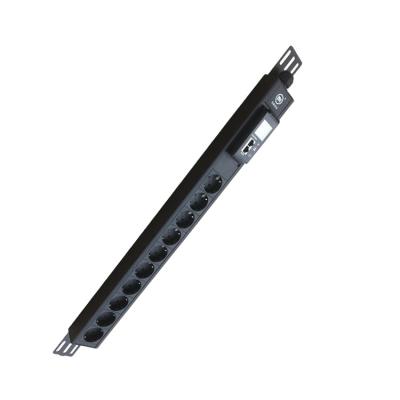 China Durable Security Intelligent 1.5u PDU Power Distribution Unit Metered PDU with rs 485 for sale