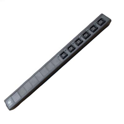 China Intelligent Delayed Sequence PDU Power Supply Intelligent Delayed Under/Off Switching PDU C13 Automatic Support Mounted PDU For Cabinet for sale