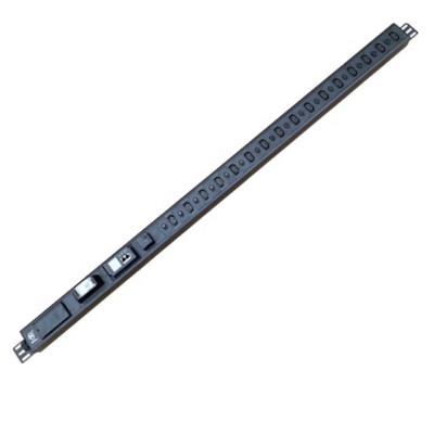 China Smart Meter with Hot Swap Technology Metered PDU Switched Rack Power Distribution Units 125-250V/16A, C13 16 Outlets, 1U Rackmount with Surge Protection for sale