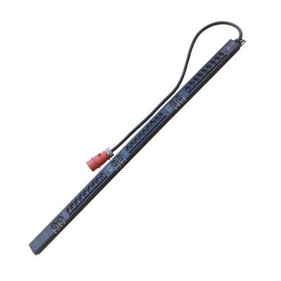 China Power Indicator Light IDC Data Computer Room PDU 380V C13 /C19 PDU Cabinet Three Phase Current Hybrid Mixed Socket for sale