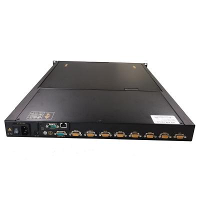 China Server Room KVM Rack Mount 4Ports/8Ports/16Ports VGA 1U 19 Inch Drawer LED KVM for sale