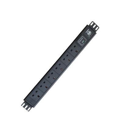 China Industrial 1.5U 13A UK Standard Power Distribution Unit for Cabinet (PDU) for sale