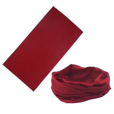 China Plain Trendy Color Bandana Hot Sale Multifunctional Magical 100% Microfiber Polyester Bandanas Headwear for sale