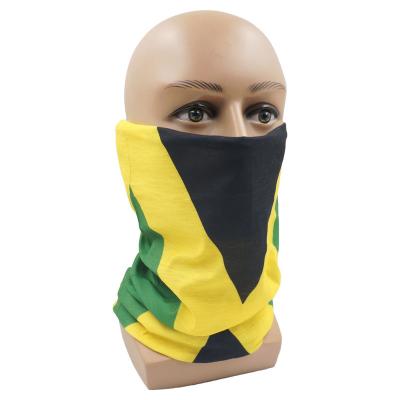 China Outdoor Activities Wholesale Caribbean Bandana Quality Tube Flags Breathable Neck Seamless Cuff for sale