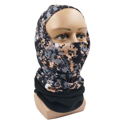 China Wholesale Ready Running Small Windproof Pattern Camouflage Design Fleece Bandana For Sports for sale