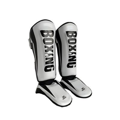 China Adult Boxing Training Protective Training Shin Guards OEM Customized Universal Logo Neoprene Protection Shin Guard for sale