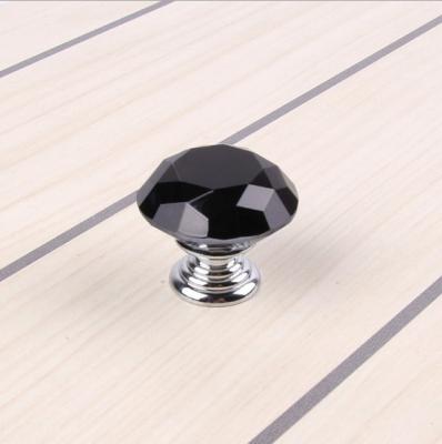 China Manufacturers A8 New Modern Wholesale Zinc Alloy Cabinet Drawer Handle Acrylic Handle 30mm for sale