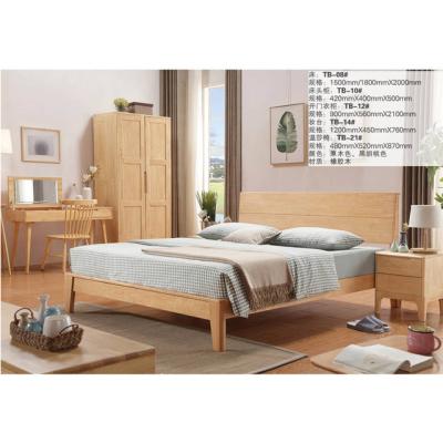 China Home Use And Bed Home Furniture General Purpose Solid Wood Neture Specific Wood Bed for sale