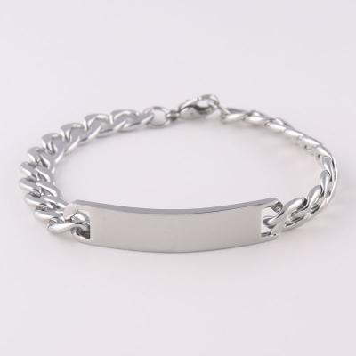 China New Design CLASSIC Mens Stainless Steel ID Bracelet Cuff Bracelet for sale