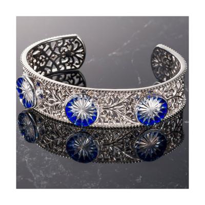 China Please contact us for details jewelry popular fashionable crystal bracelet adjustable glass bangles for sale