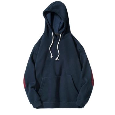 China T-MH585 Men's Fleece 280gsm Elbow Patch Hoodies Sweatshirts Pullover Anti-Shrink for sale