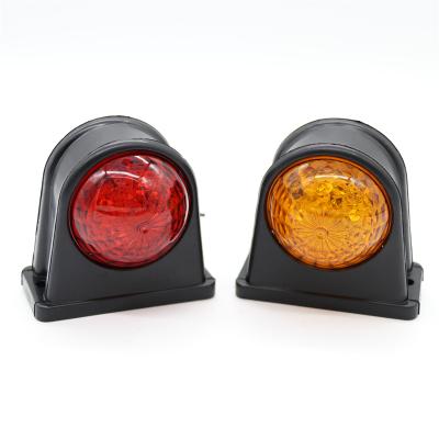 China Waterproof Truck Trailer Led Clearance Lights Front Rear Position Side Marker Lamp Side Side Lights Manufacturer 83*77*72mm for sale