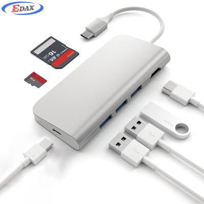 China COMPUTER 7 in 1 USB-C Hub Adapter to HDM1 USB 3.0 SD and SD/TF Card Revealed for sale