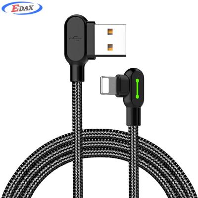 China Cell Phone Types 6 Ft Made For The Game Data Connecting Charging Cable - 2A Current 90 Degree Reversible USB AM Cable Working Indicator Designed for sale