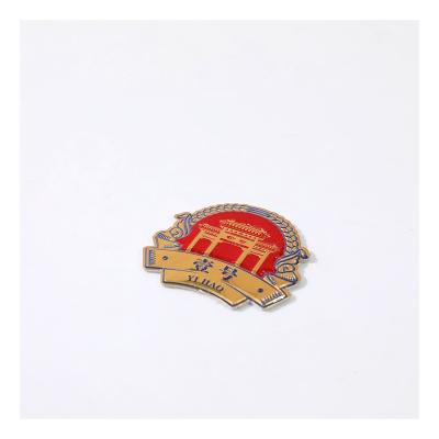 China Custom Logo Die Casting Badge Good Price Security Badges Cheap Metal Price Reclycled Badges for sale