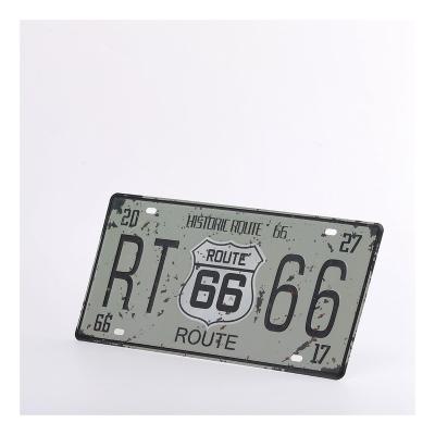 China Home Decoration Digital License Plate Aluminum License Plate Mini License Plate for sale