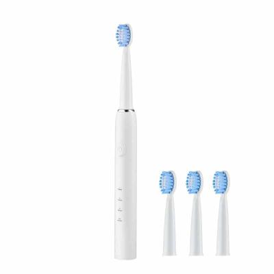 China Three Modes Outdoor Adult Smart Mute Waterproof Electric Toothbrush With Fine Bristle for sale