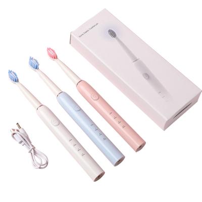 China USB Rechargeable Waterproof Soft Bristle Outdoor Personalized Sonic Electric Toothbrush for Adults and Children for sale