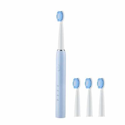 China USB Rechargeable Outdoor Home Waterproof Soft Bristle Travel Sonic Electric Toothbrush for Adults and Children for sale