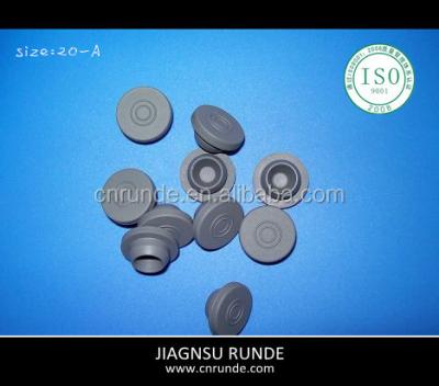 China Bromobutyl Rubber Or Chlorobutyl Rubber 20-A Pharmaceutical Rubber Stopper For Antibiotic for sale