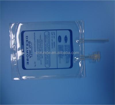 China Clear Hospital Infusion PVC Pressure PVC Infusion Bag for sale