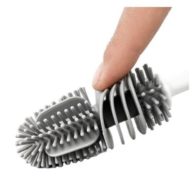 China Cheap bottle brush new product quality bottle cleaning brushes silicone hot sale guarantee viable for sale