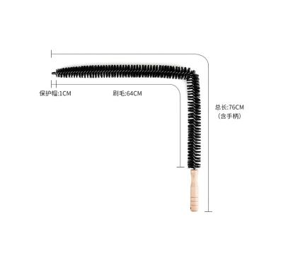 China Kitchen Cleaning Sustainable Sweep Brush For Washing Machine Wall Pipe Kitchen Interior Cleaning Brush for sale