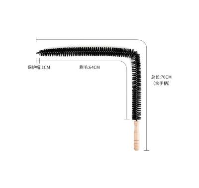 China Factory direct viable wholesale carbon broom for washing machine wall pipe kitchen interior cleaning brush for sale